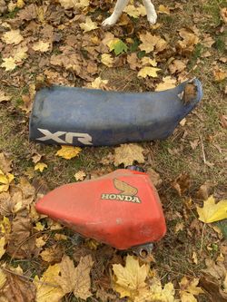 Honda Xr gas tank and seat