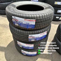 215/70R16 Atlander Set of Tires Installed and Balanced Set de Llantas Nuevas Instaladas y Balanceadas