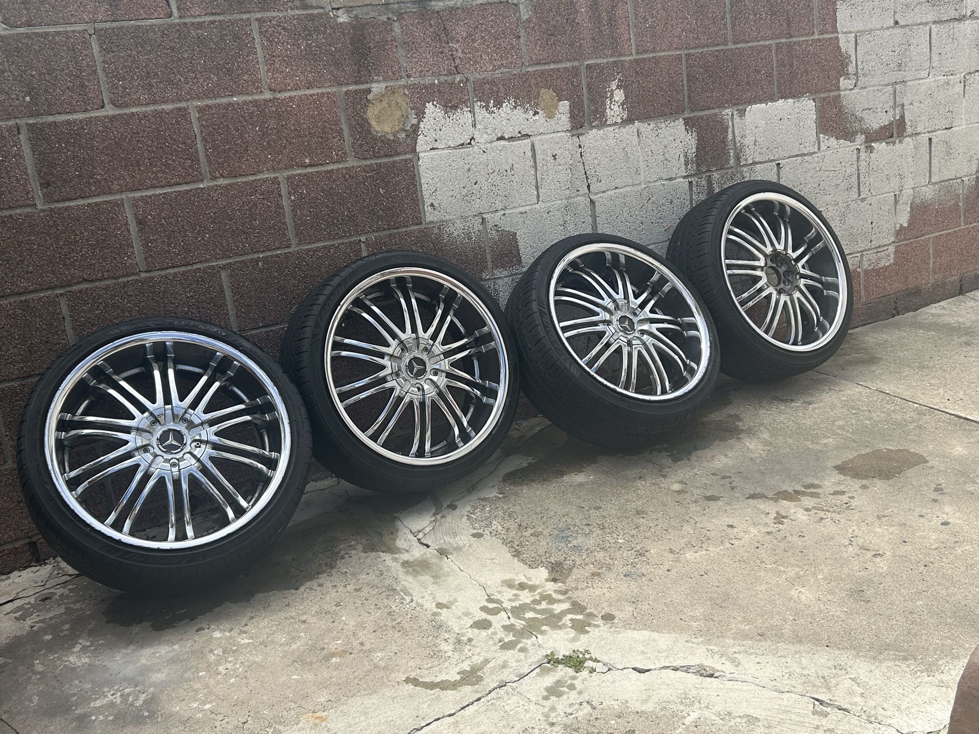 20” Mercedes Wheels 5x112 Rims Tires Set AMG Style for Sale in Los ...
