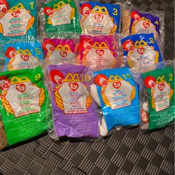 McDonald’s Beanie Babies 1-12 (Sealed In Bag)