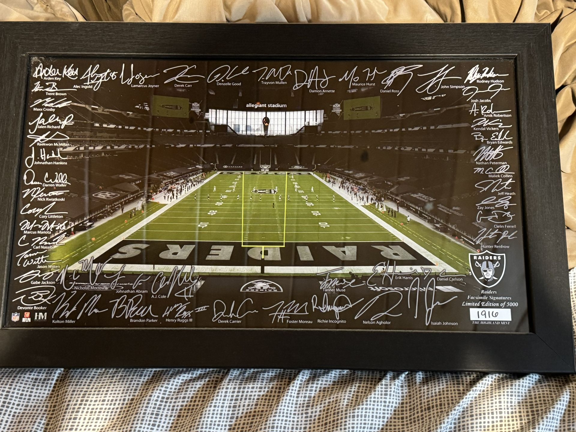 Las Vegas Raiders Signatures Gridiron