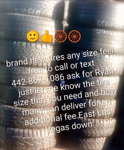 Brand new tires  any size!!!