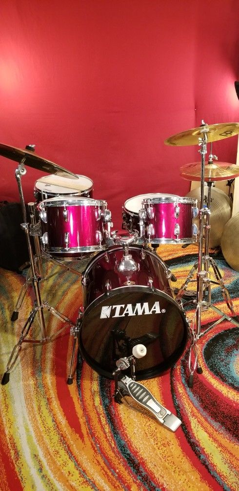Drum Set Tama 6pc. Complete Set 