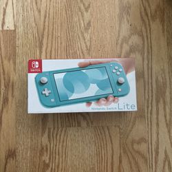 Nintendo Switch Lite Turquoise New Unopened 