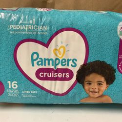 Pampers Cruisers Diapers Size 6 (2 Bags Available)