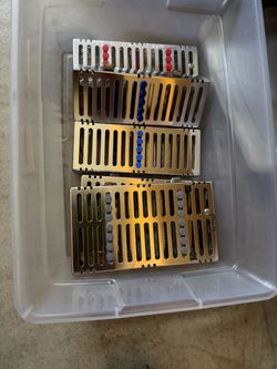 Dental instrument cassettes (5)