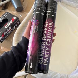 Blue Gender Reveal Confetti Cannons 