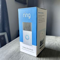 Ring Video Doorbell - 1080p HD video - Satin Nickel