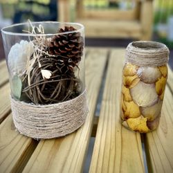 Rustic Jar Decor – Farmhouse-Inspired Natural Centerpieces