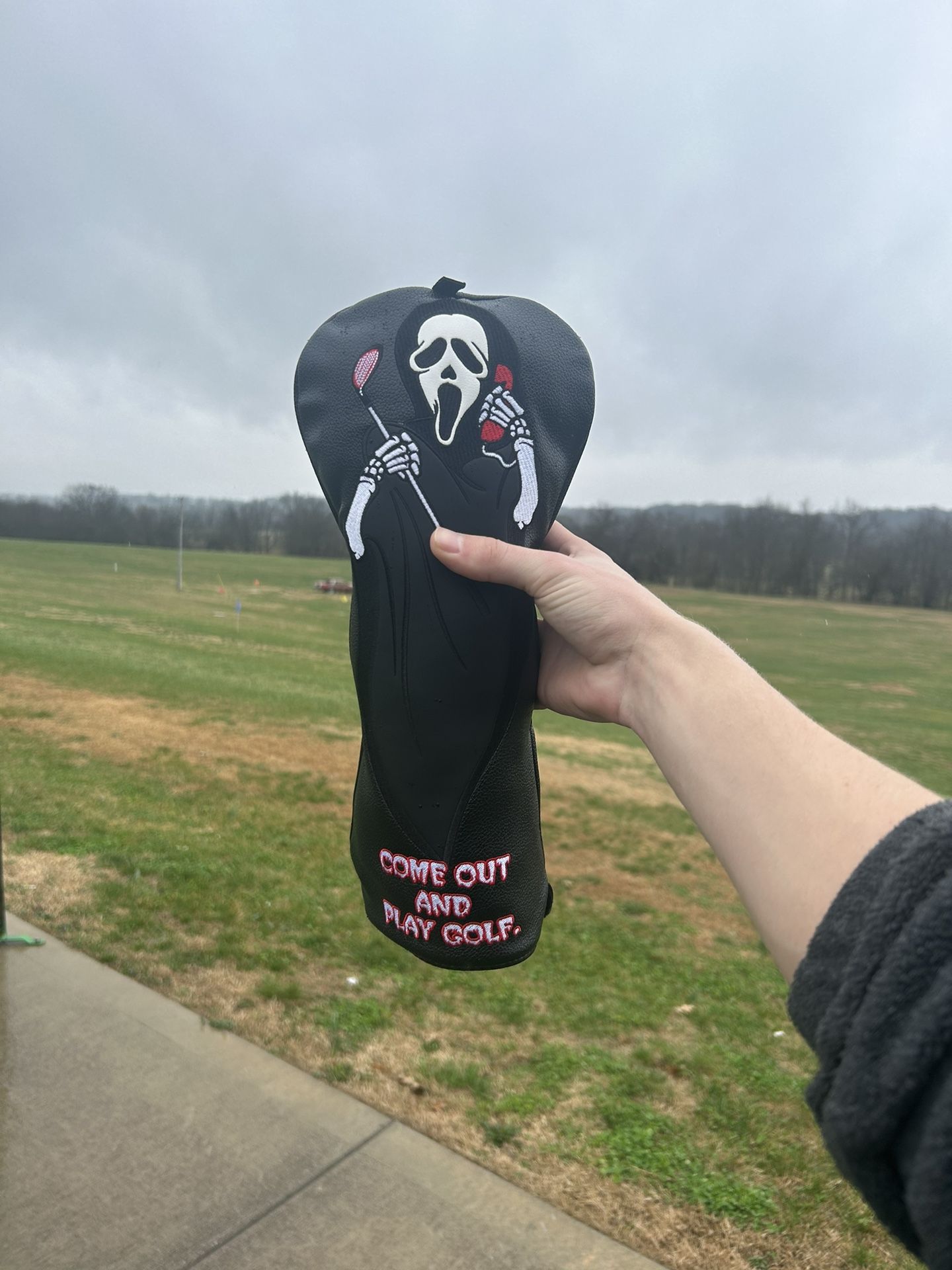 Skull driver headcover