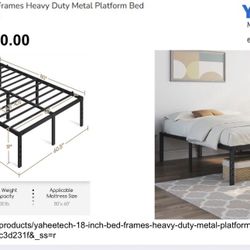 Queen Platform Bed 