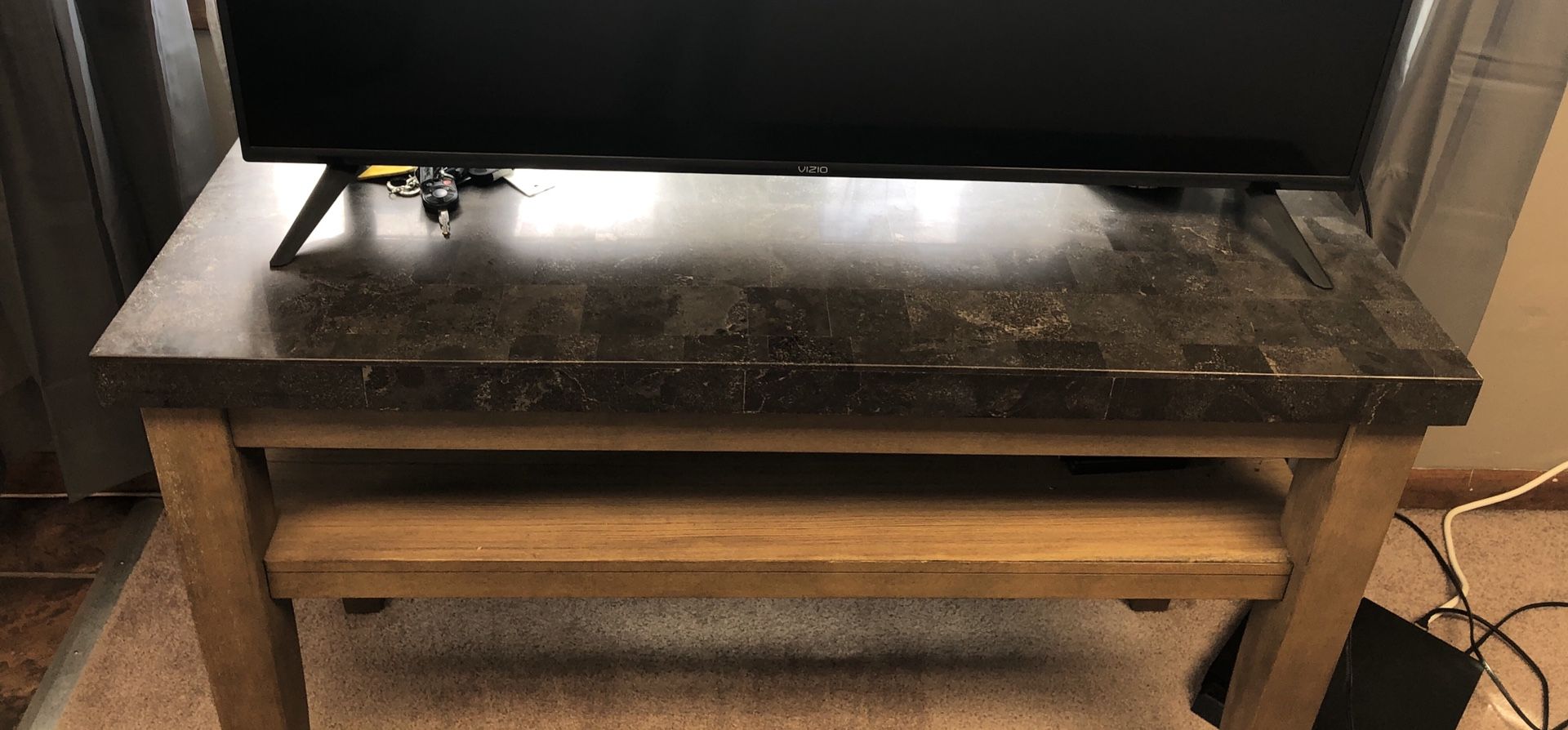 Bluestone marble tv stand