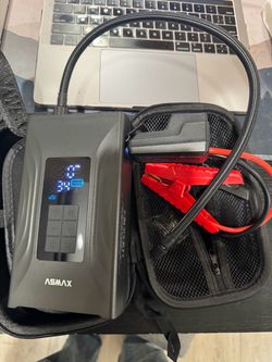 New ASMAX T20 7-in-1 Jump Starter with Air Compressor/ power bank/ flashlight