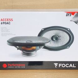 🇮🇹 Focal Access Series Car Speakers 1-Set 6x9" Fiberglass 2-Way Coaxial Speaker System 150 Watts 680AC 🇮🇹 Payment Options Available 🇮🇹 No Credit