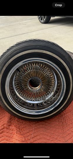 Set of 13”s wire wheels 