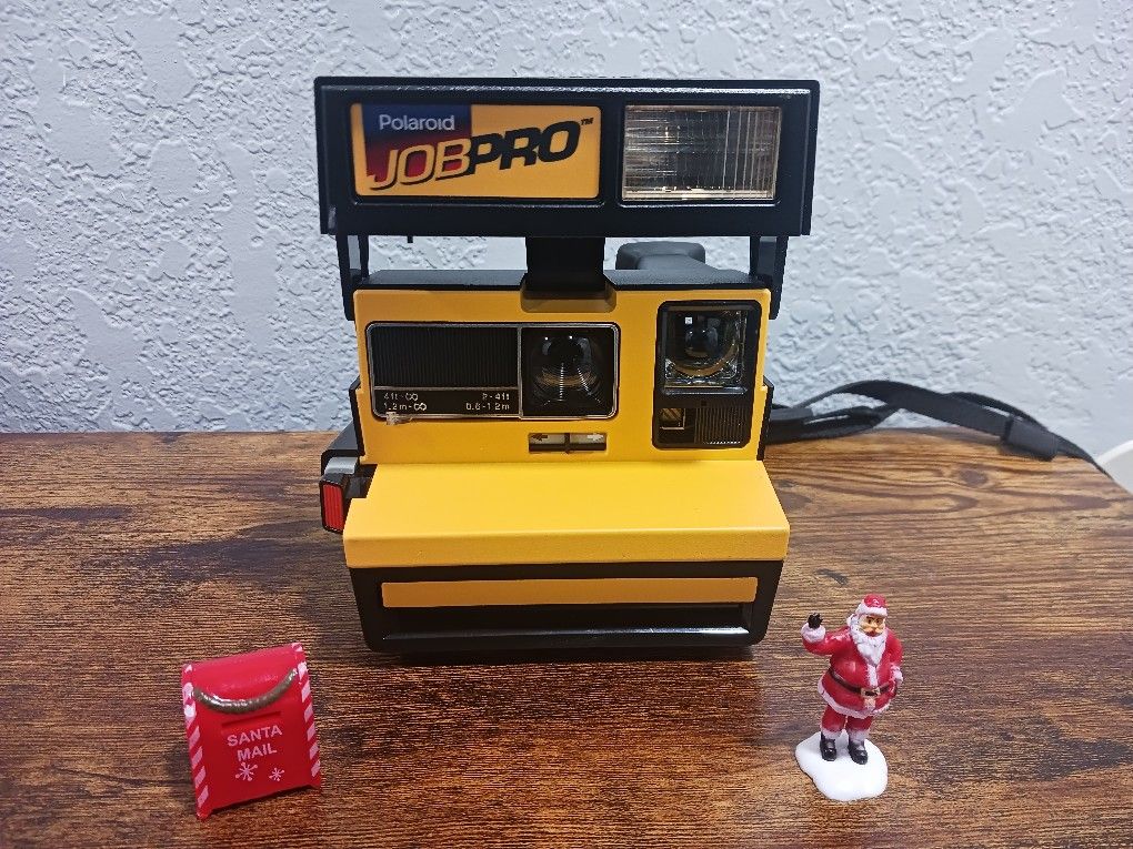 Vintage Polaroid 600 Job Instant Film Camera The Construction Camera TESTED