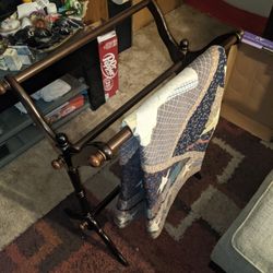 Vintage Quilt Rack Stand