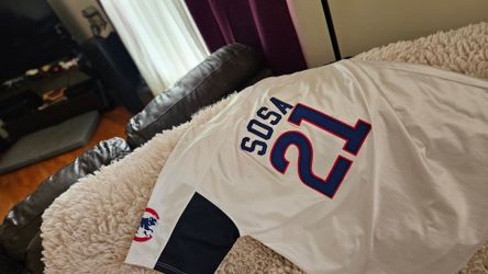 CHICAGO CUBS: SAMMY SOSA, (XXL) JERSEY, FIRM.