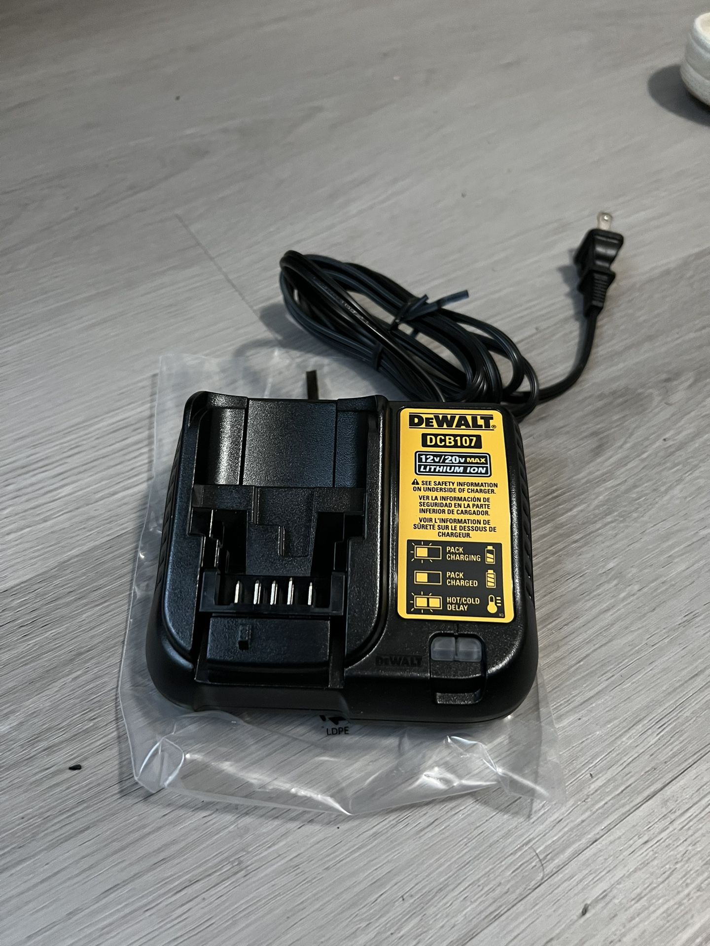 Title: Brand New DEWALT DCB107 Charger – 12V/20V MAX – $30