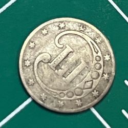 1853 3 Cent Silver Small Stars lot# 1084