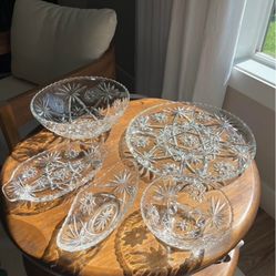 Glass Serving Set 