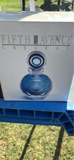 Crystal perfume bottle