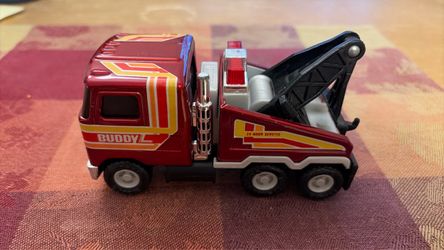 Vtg 1980 Japan buddy tow truck 6.5”