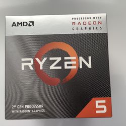 AMD Ryzen 5 3400G Unlocked Processor Factory Sealed In The Box