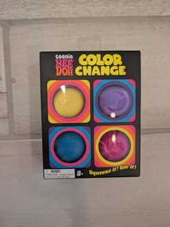 Teenie Nee Doh Color Change 4-Pack