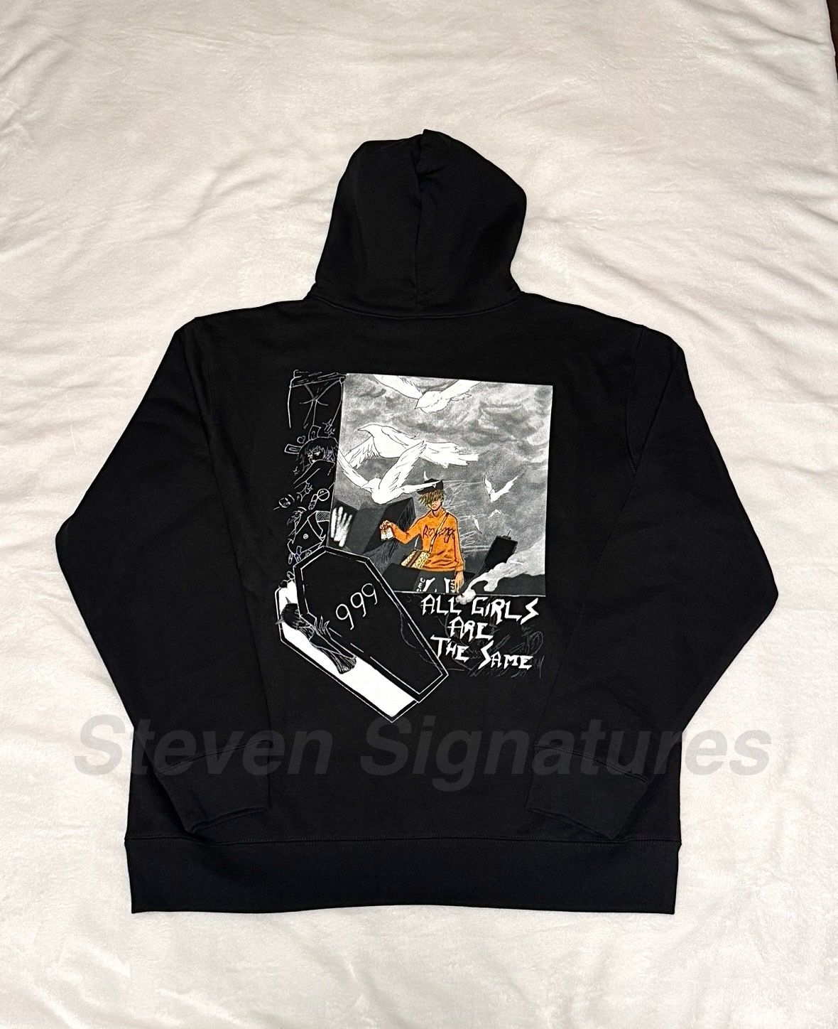 Revenge x Juice WRLD All Girls Are The Same Hoodie Black Large