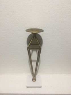 15” Mid Century Modern Candle Holder