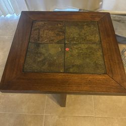 Coffee Table With End Table 