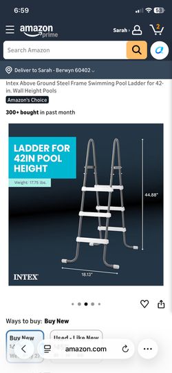 A Frame Pool Ladder