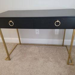 Black And Gold Desk