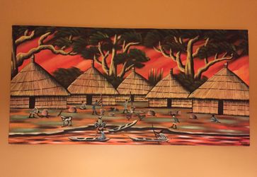 Original African oil painting