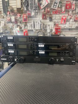 Shure Receivers, Bodypacks, Lavalier Mics & SM58 Mic