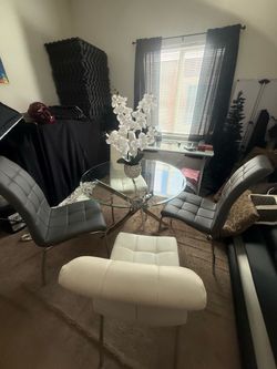 Brand new table white, and gray