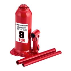 Pittsburgh 8 Ton hydraulic bottle jack