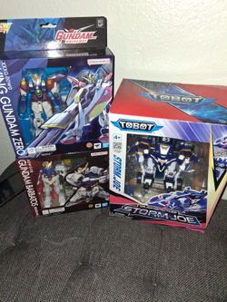 Bandai Gundam Universe & Tobot Action Figure Lot