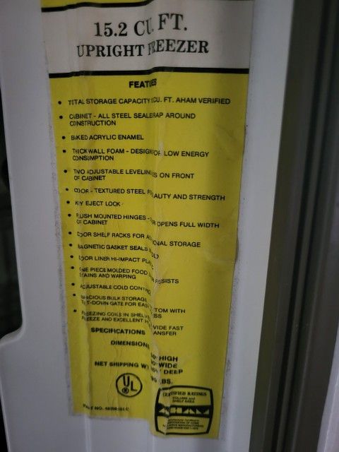 Magic Chef Freezer