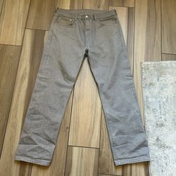 Grey Levi’s 501 Shrink To Fit 
