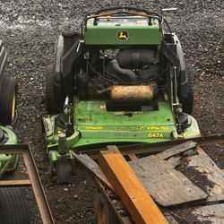 John Deer Ride Behind Zero Turn All Hudraulic