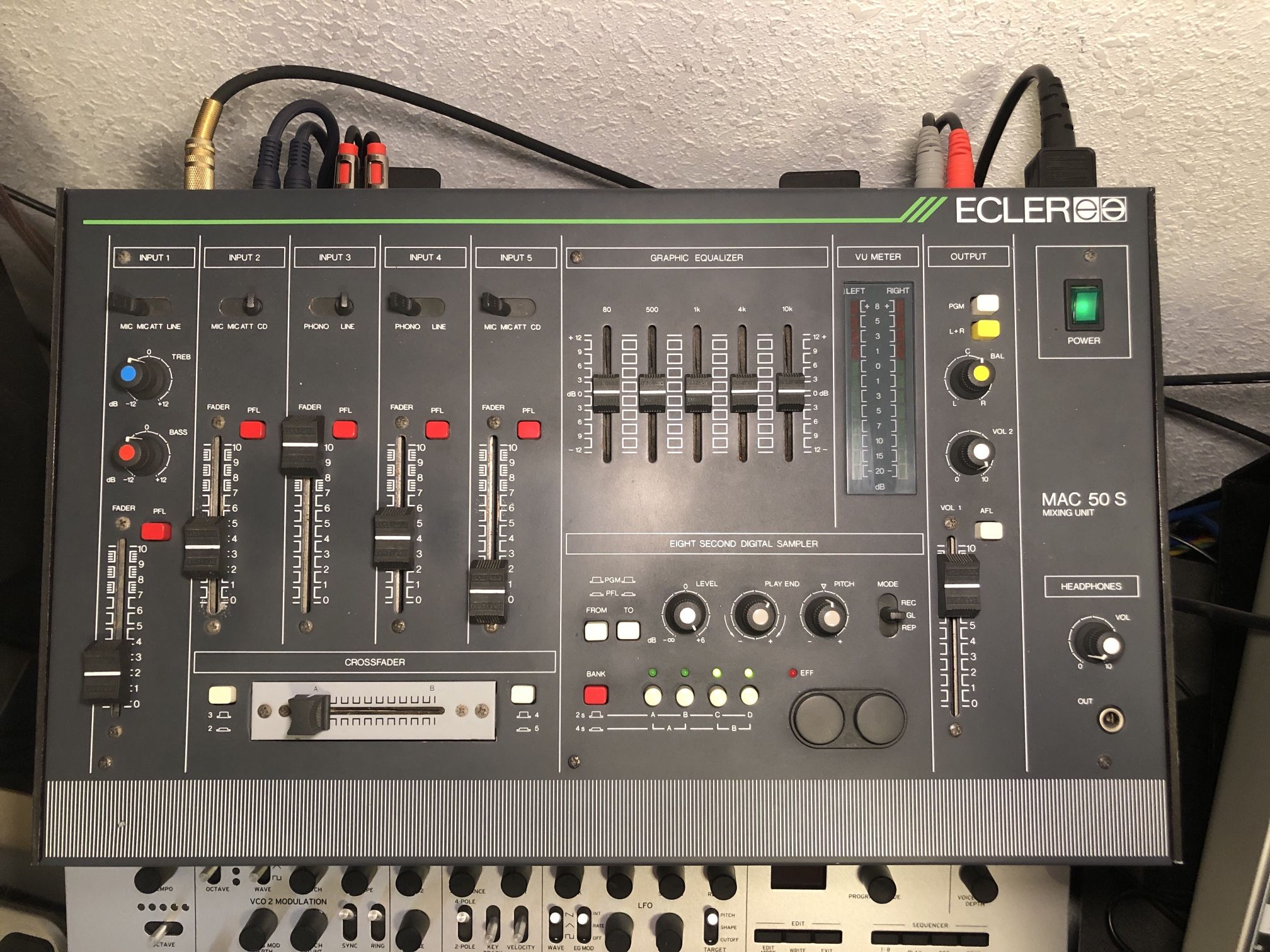 ECLER MAC 50 S 5 Channel Mixer w/Sampler