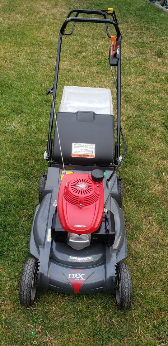 HONDA HRX217 GCV190 SELF PROPELLED LAWN MOWER 