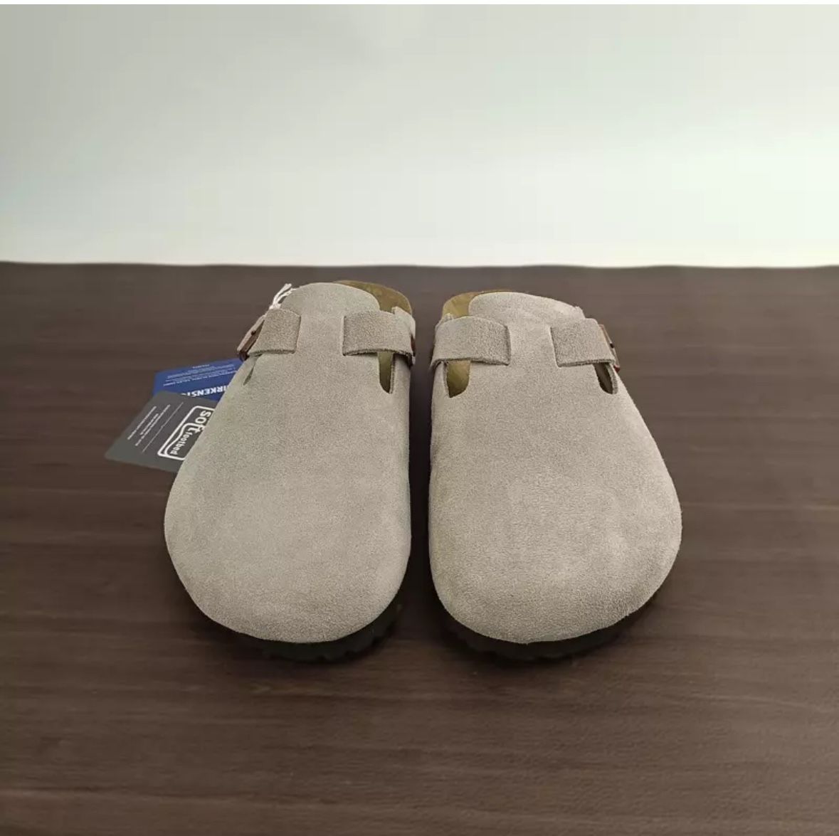 Boston Taupe Birkenstocks Size 39
