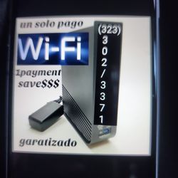 New Box Modem With Router Internet Wifi Cat5e Save  Q9i