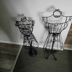 Moving Sale --Metal Designer stands 