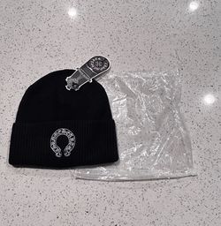 Chrome Hearts Black Beanie OS / One Size