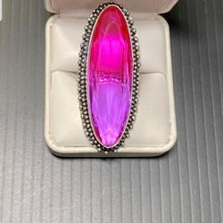 Bi-Color Tourmaline Ring