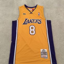 Kobe Bryant LA Lakers Yellow Basketball Jersey